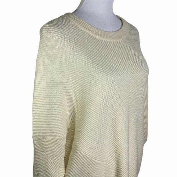 ALLSAINTS  Ribbed Crewneck Asymmetrical Sweater - Picture 5 of 10